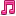 Sidebar Music Pink Icon 16x16 png